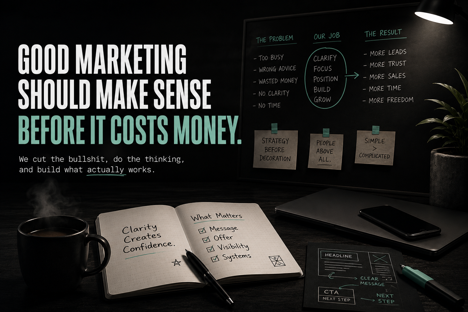 Good marketing should make sense