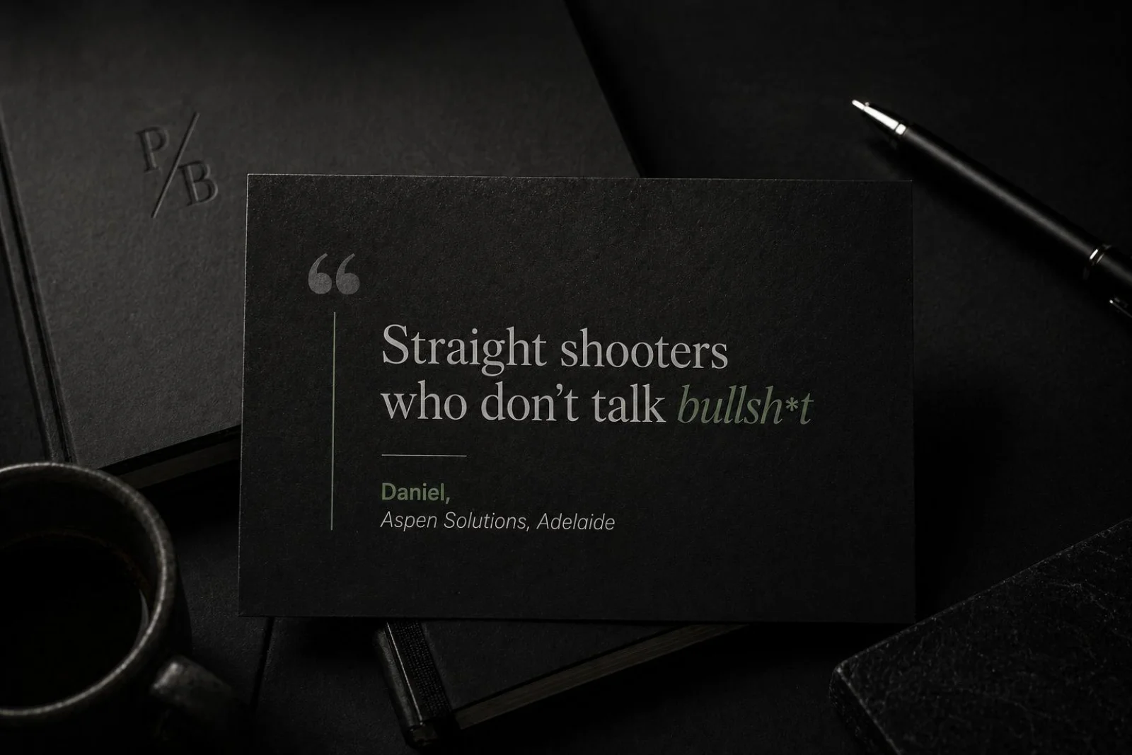 Daniel, Aspen Solutions, Adelaide: Straight shooters who don't talk bullsh*t
