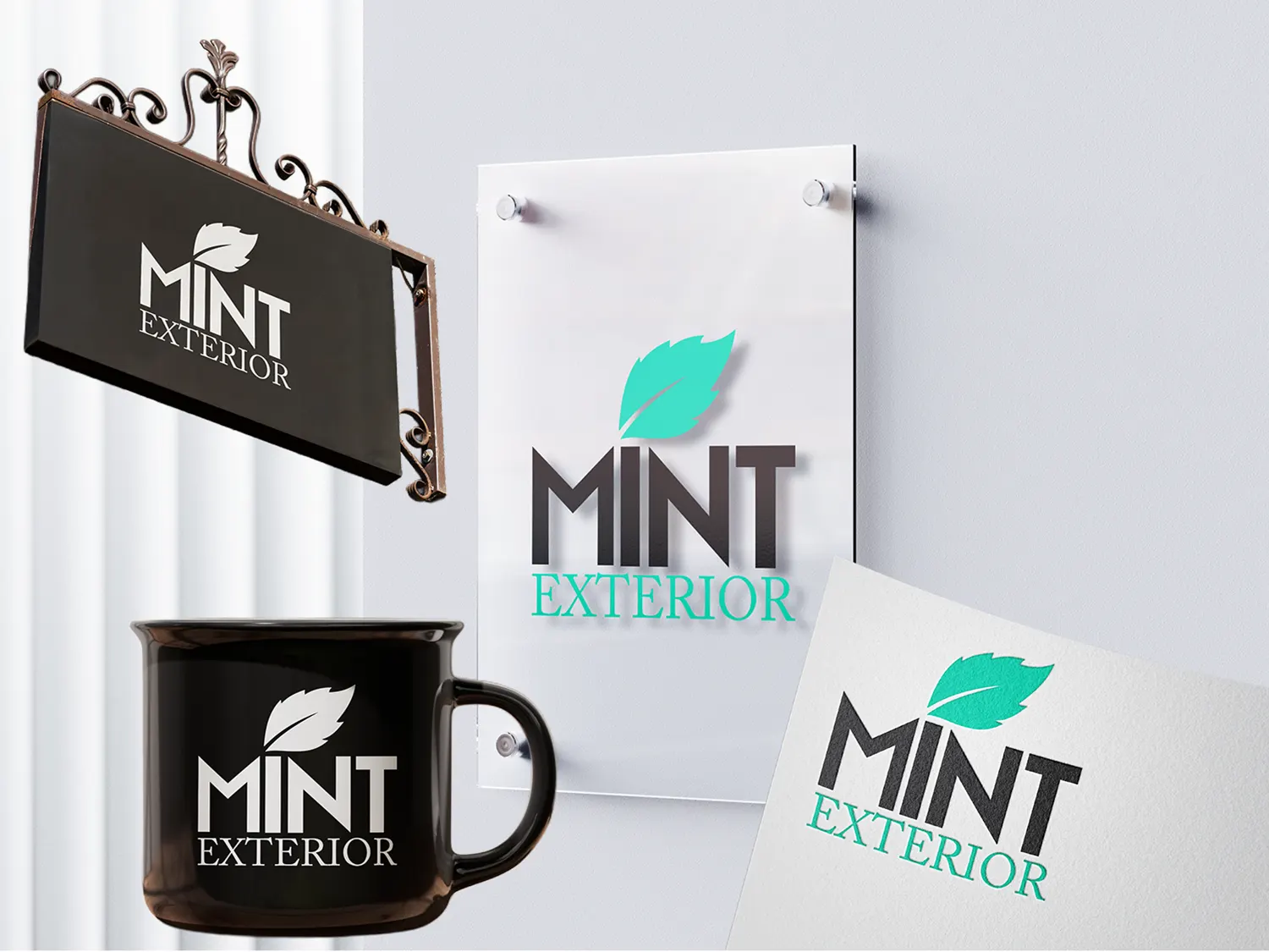 Mint Exterior brand identity